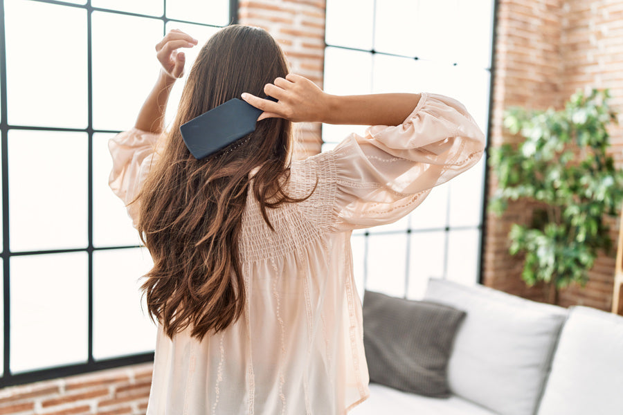 Haarbürste für langes Haar, insbesondere für Extensions