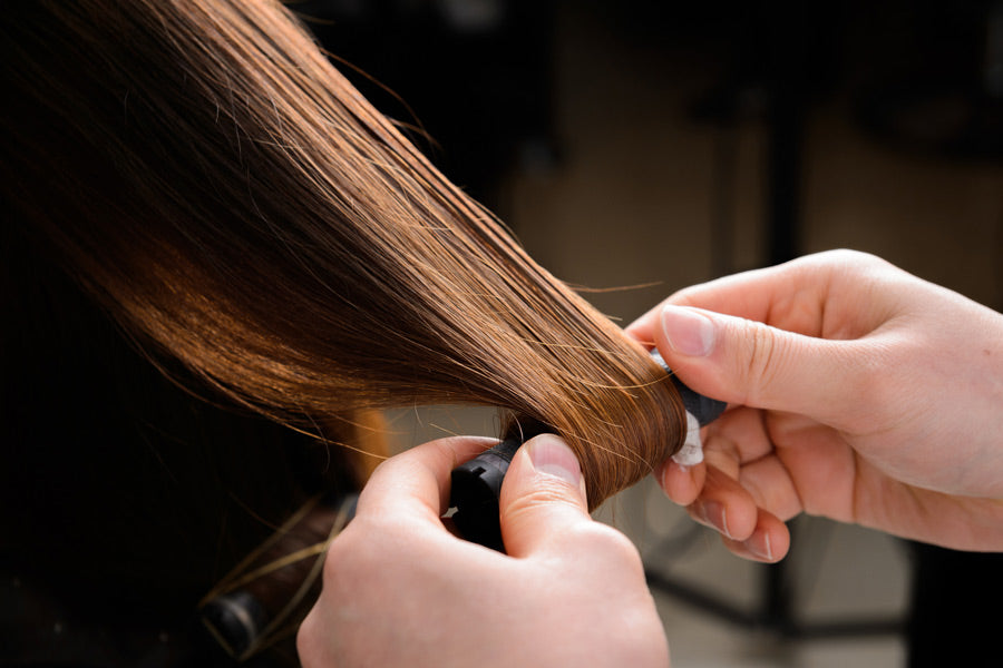 Lockenwickler für Echthaar-Extensions
